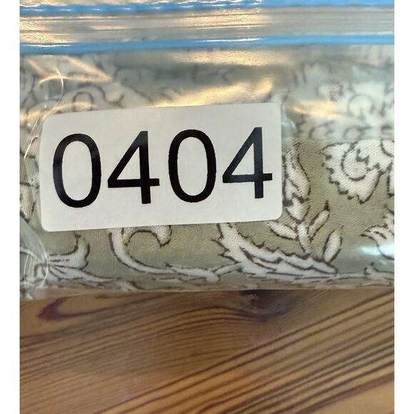 Beau & Ro Annika Dress Sz S Sage Floral Pintuck Ruffle Cottagecore Prairie Maxi - Picture 14 of 14